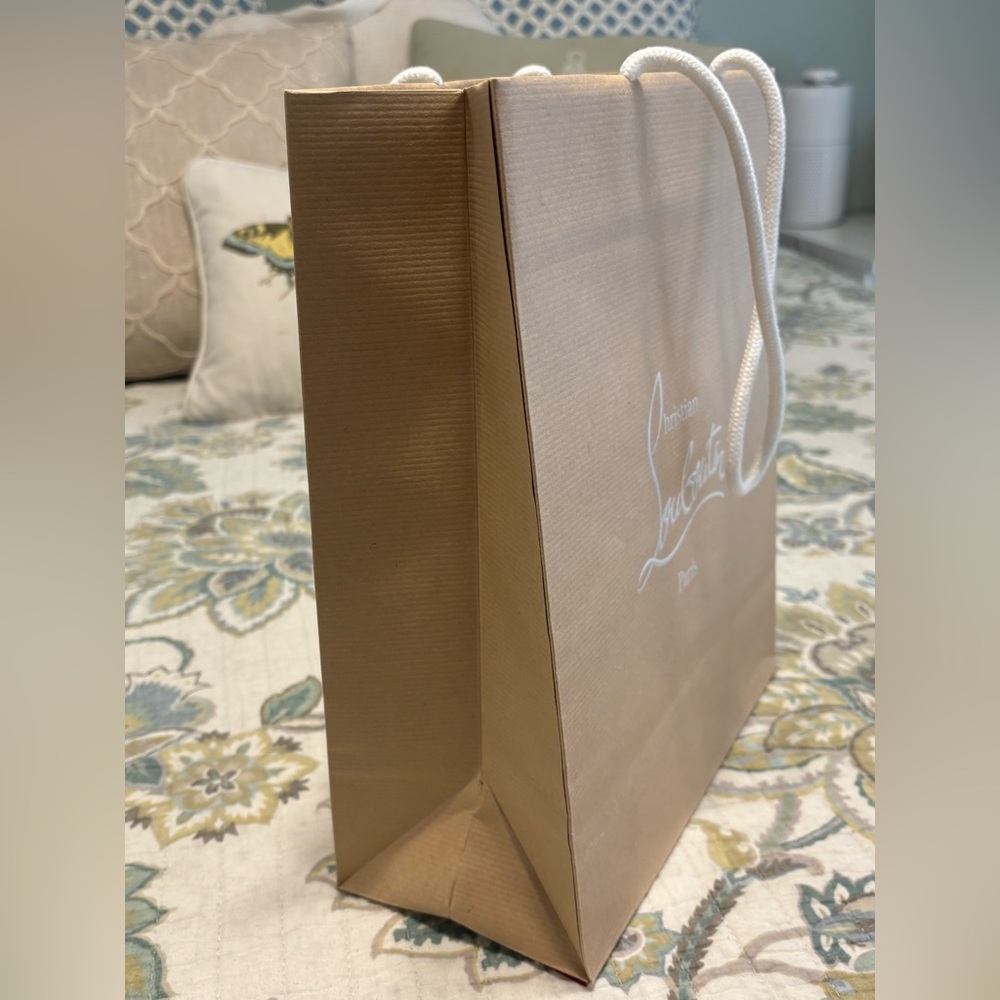 Christian Louboutin Brown Shopping Bag with Envelope - Picture 6 of 9